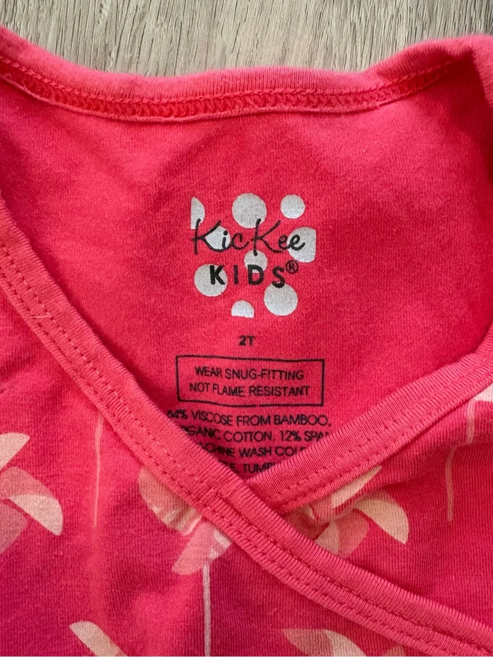 Girls Pink Pinwheel Print Pajama Set